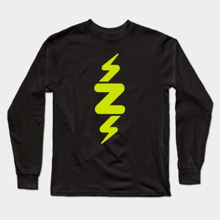 Letter Z Striking Power Bolt Lightning Bolt Long Sleeve T-Shirt